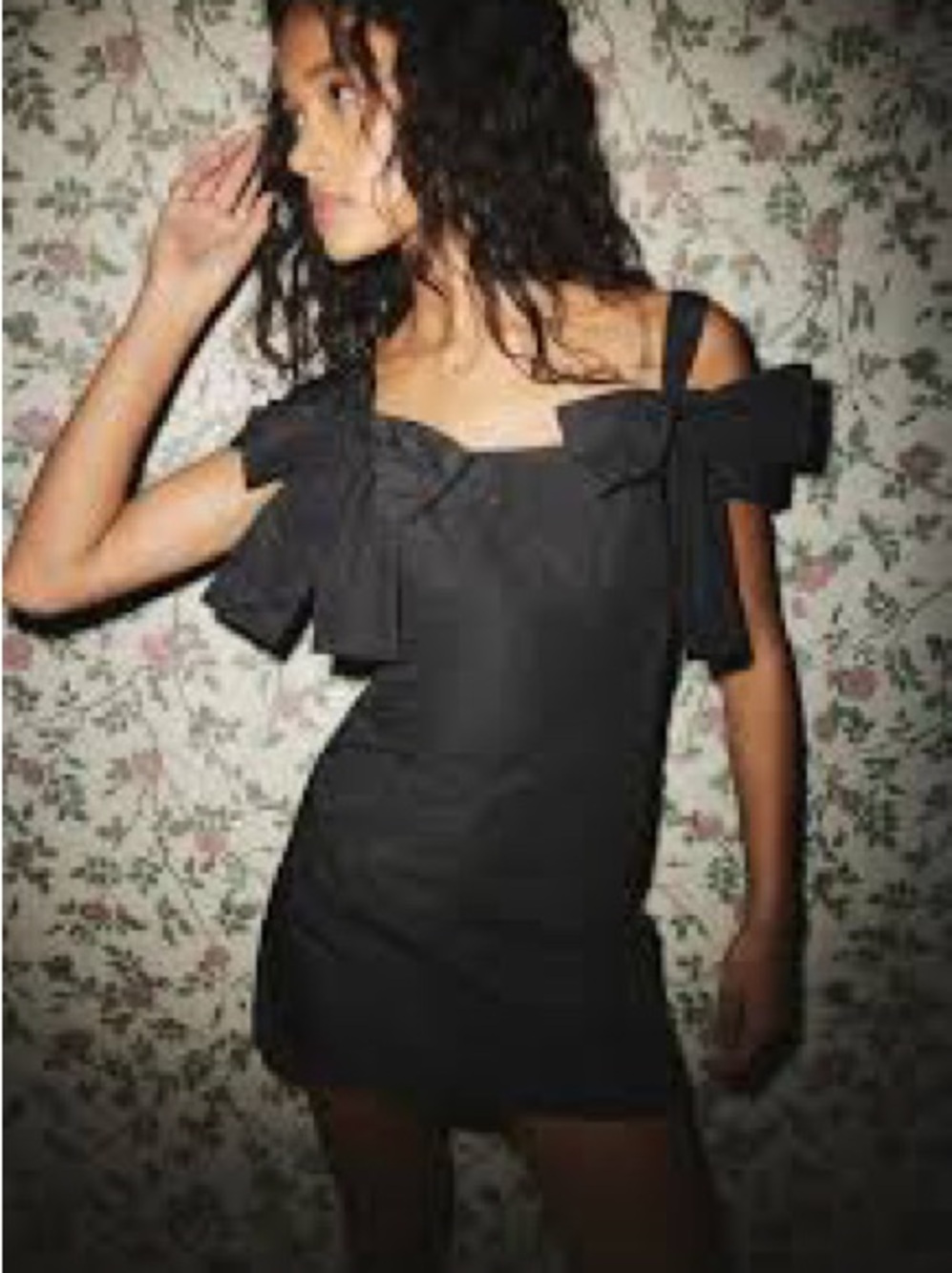 NWT Urban Outfitters Kimchi Blue Monet Bow Dress Size Large
